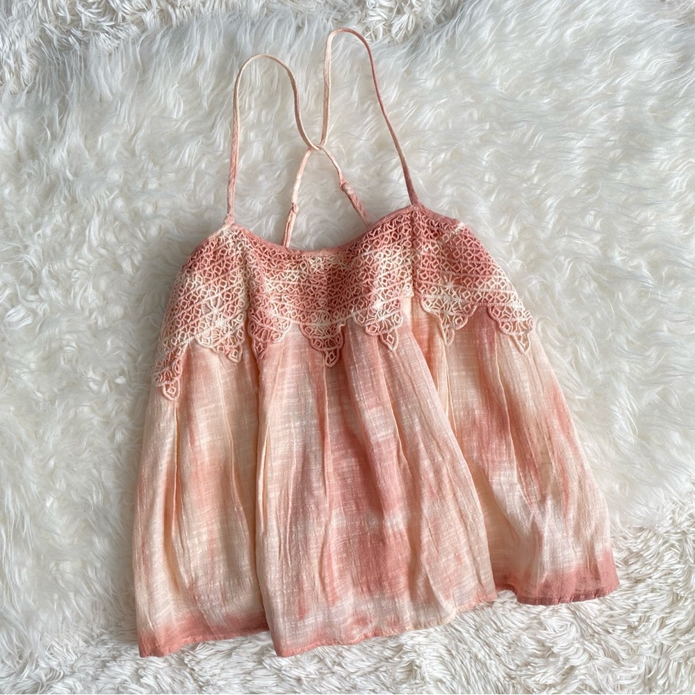 NWT American Eagle Strappy Gauze Boho Tank, size M